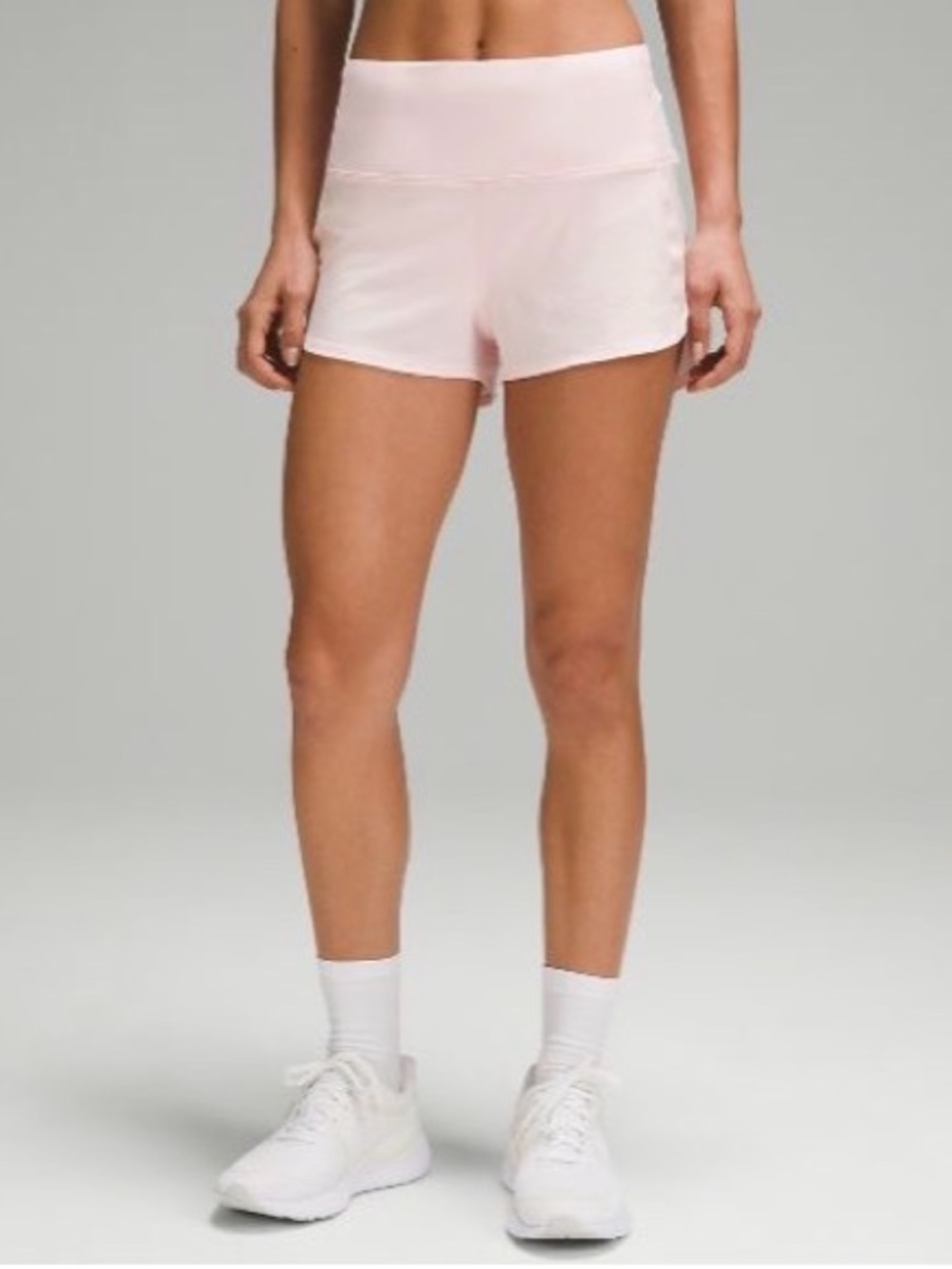 lululemon athletica Soft Pink High-Rise Athletic Shorts